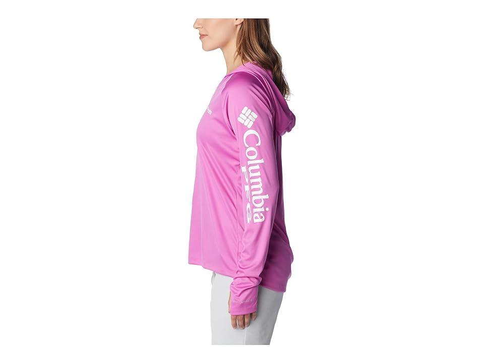 Columbia Tidal Tee Hoodie (Bright Lavender/White Logo) Women's Sweatshirt Product Image