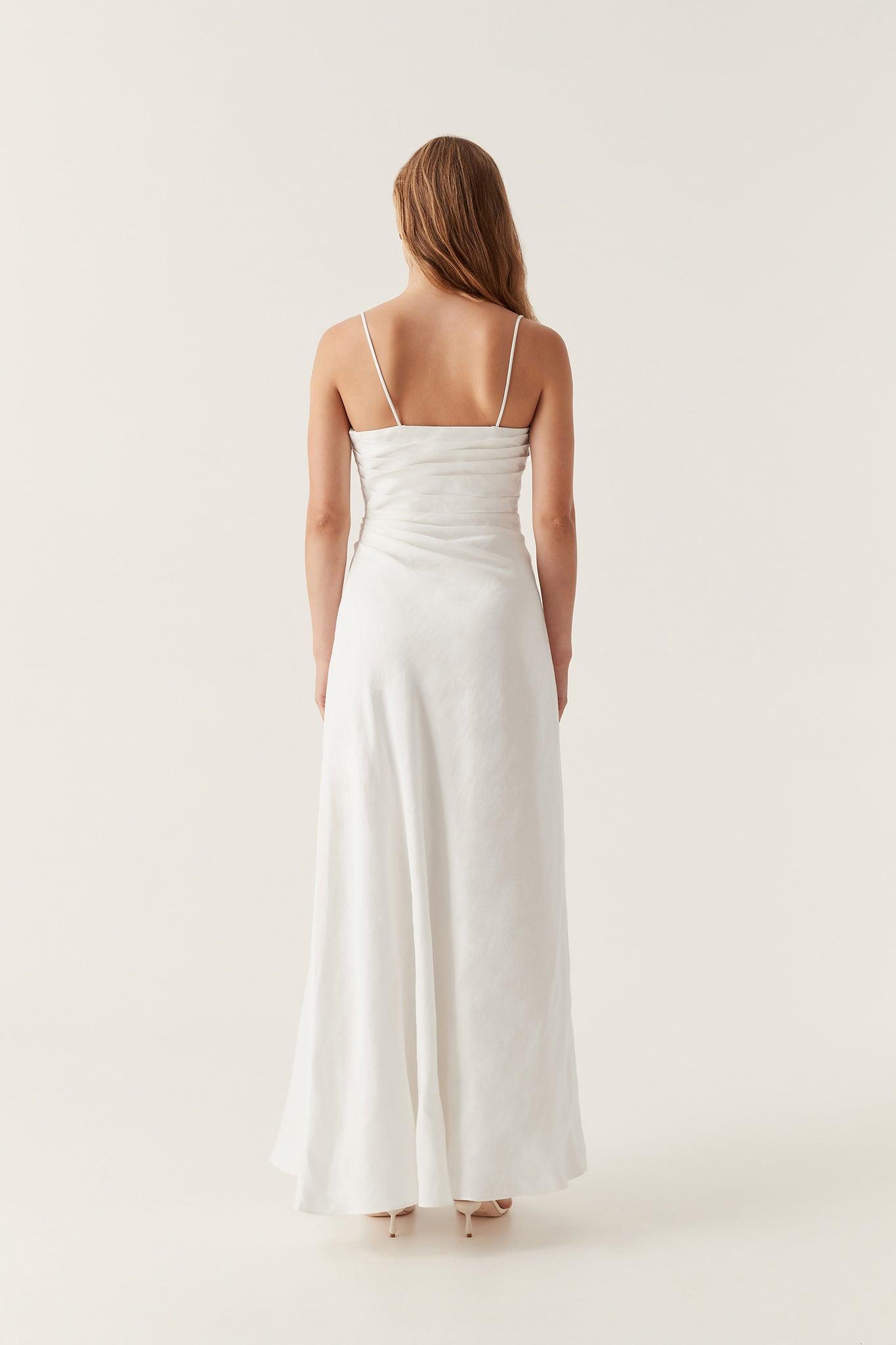 Clarice Draped Maxi Dress Product Image