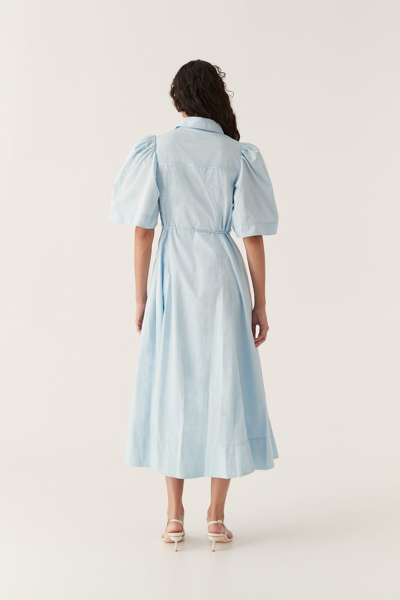 Pivotal Tie Midi Dress Female Product Image