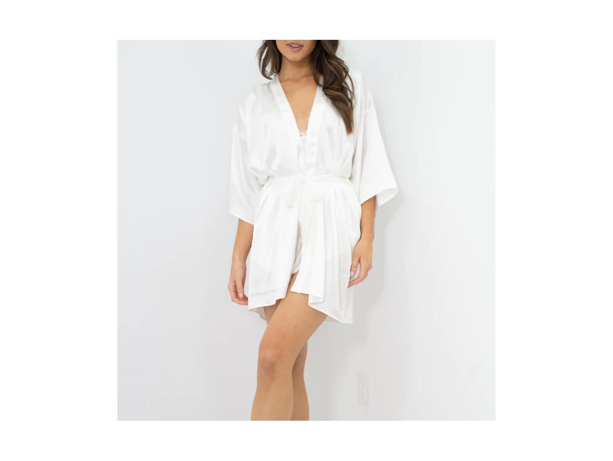 Womens Silk Robe Silk Collection Product Image