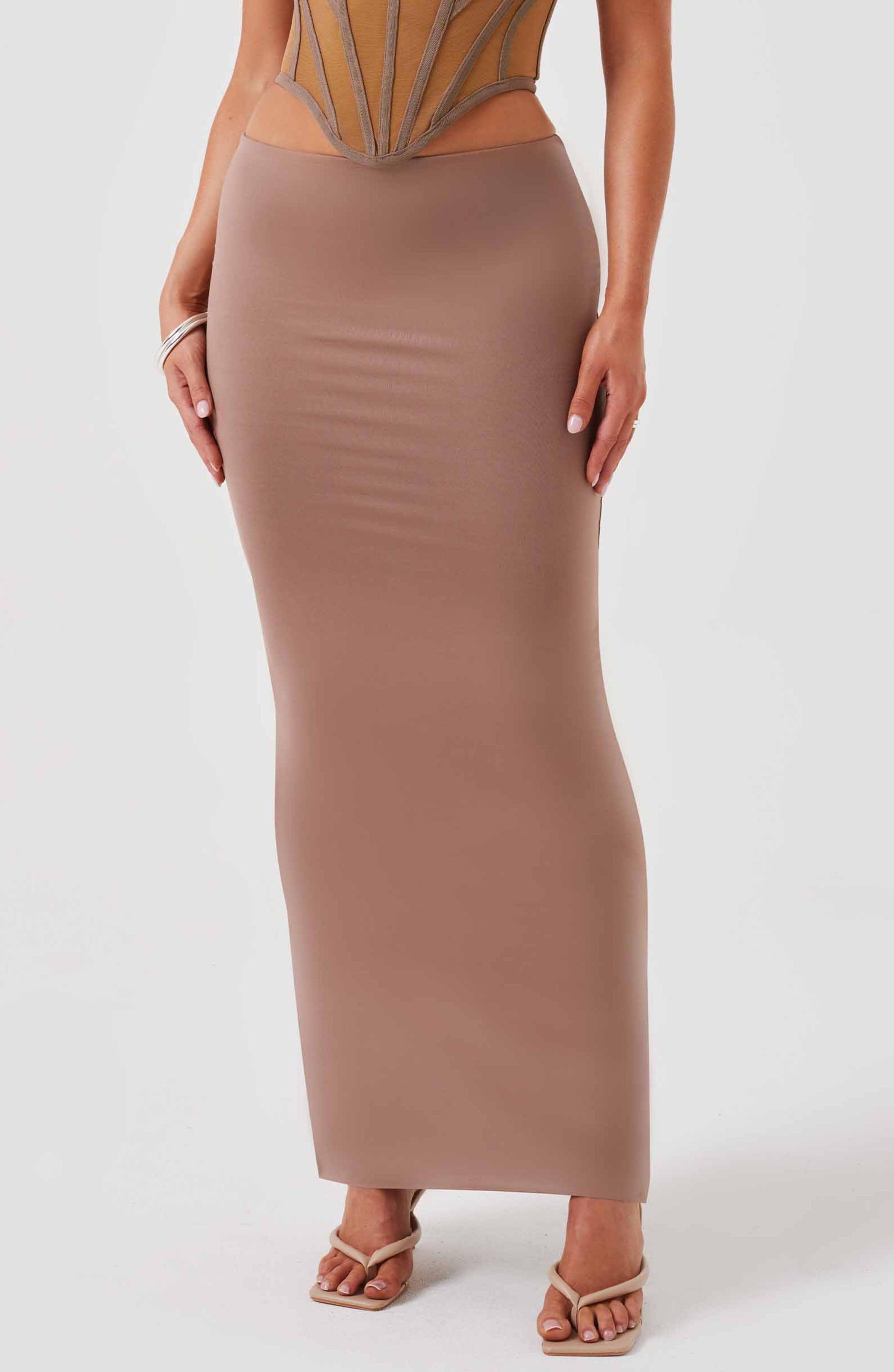 Astrid Maxi Skirt - Chocolate Product Image