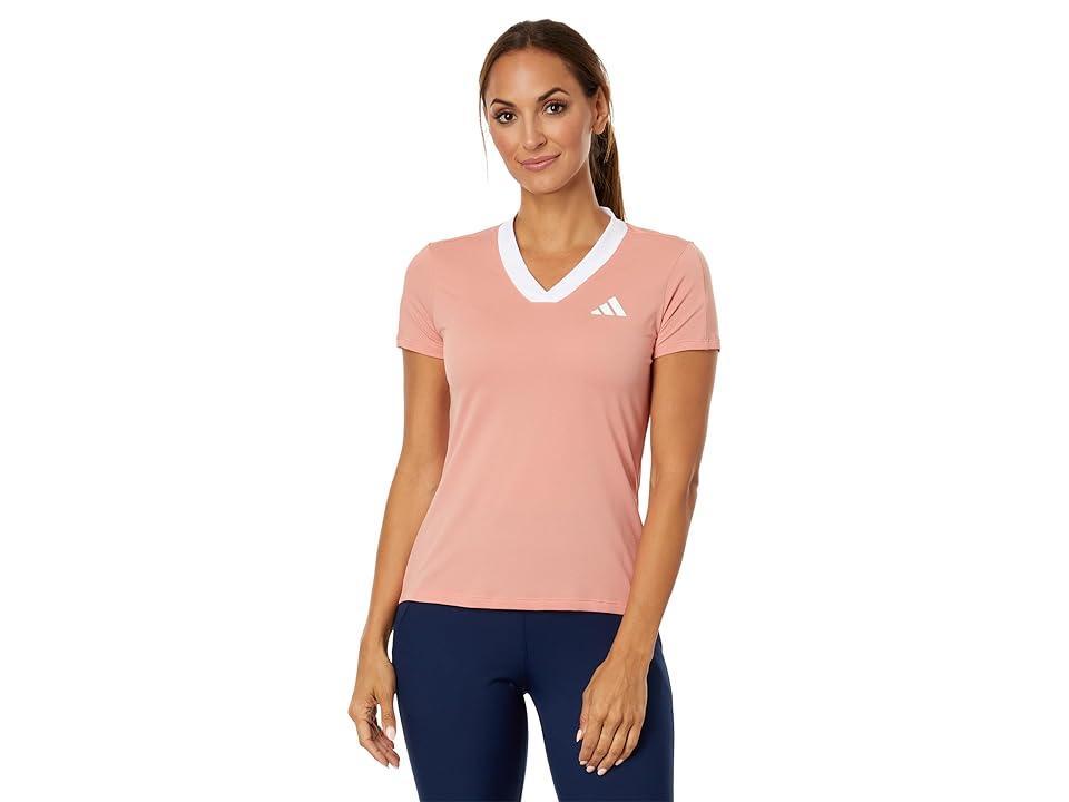 adidas Golf Made with Nature Top (Wonder Clay) Women's Clothing Product Image