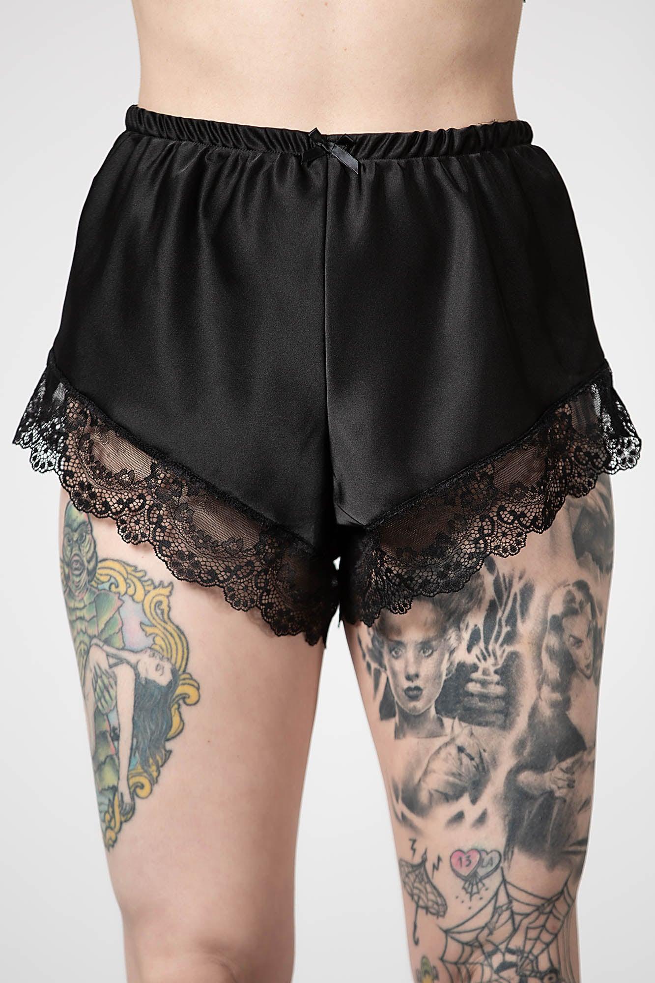 Severina Satin Shorts [B] Female Product Image