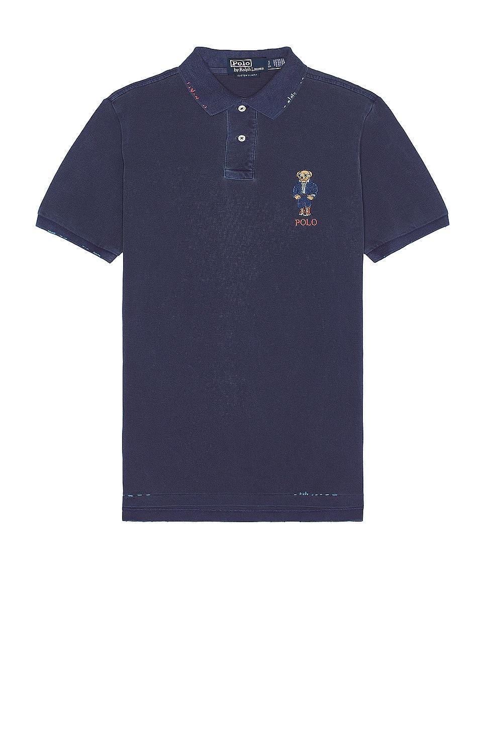 Polo Ralph Lauren Mesh Polo Truck Bear Short Sleeve Polo Shirt Product Image