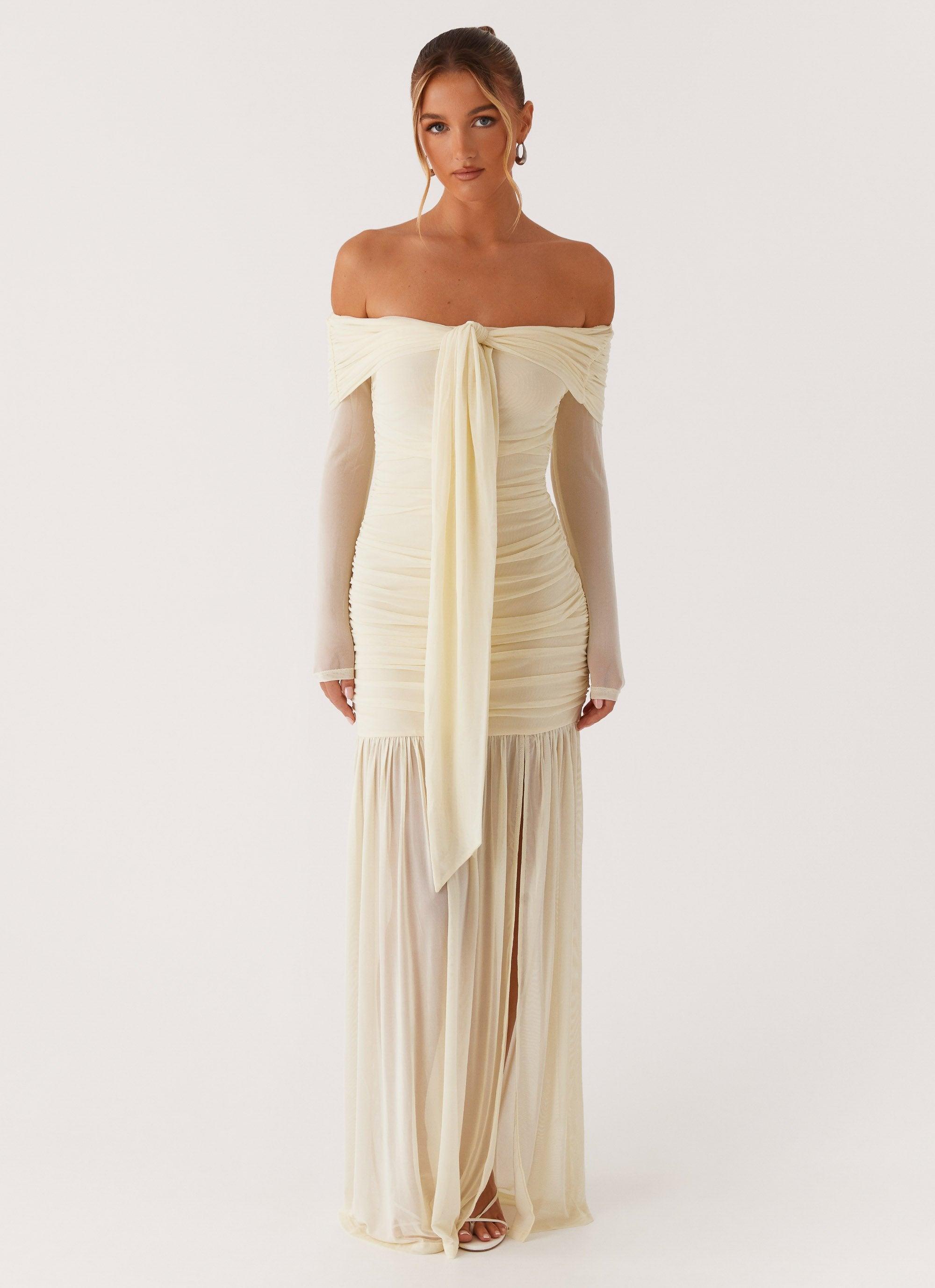 Ginny Maxi Dress - Yellow Product Image