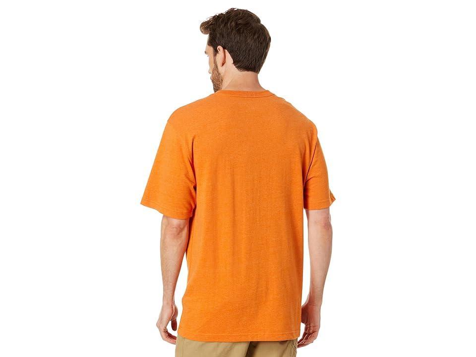 Carhartt Signature Logo S/S T-Shirt (Marmalade Heather) Men's T Shirt Product Image