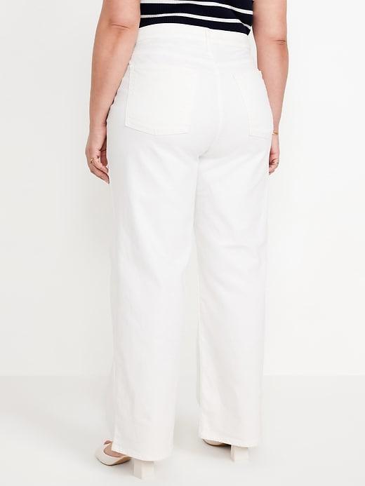 High-Waisted Wow Wide-Leg Jeans Product Image