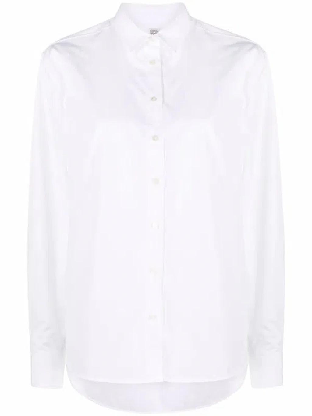 Organic Cotton Shirt In White Product Image