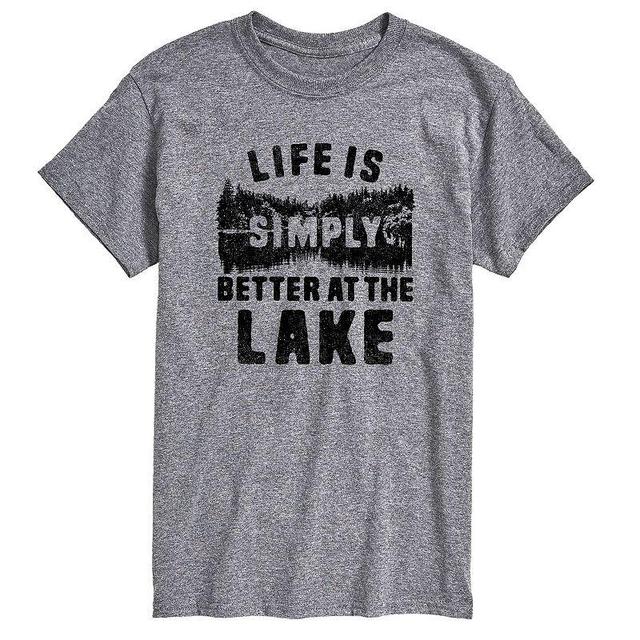 Mens Life is Simply Better at the Lake Graphic Tee Product Image