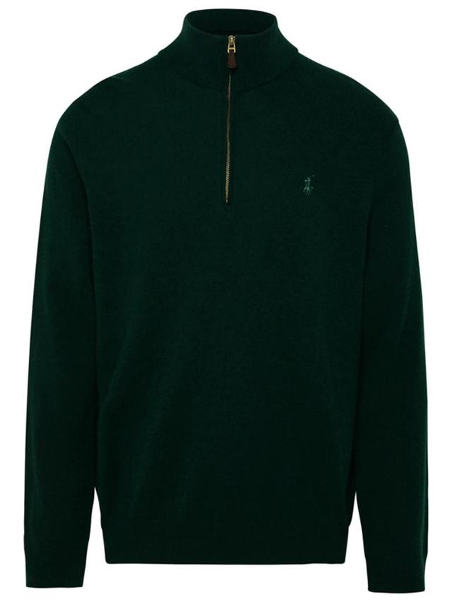 Green Wool Sweater Product Image