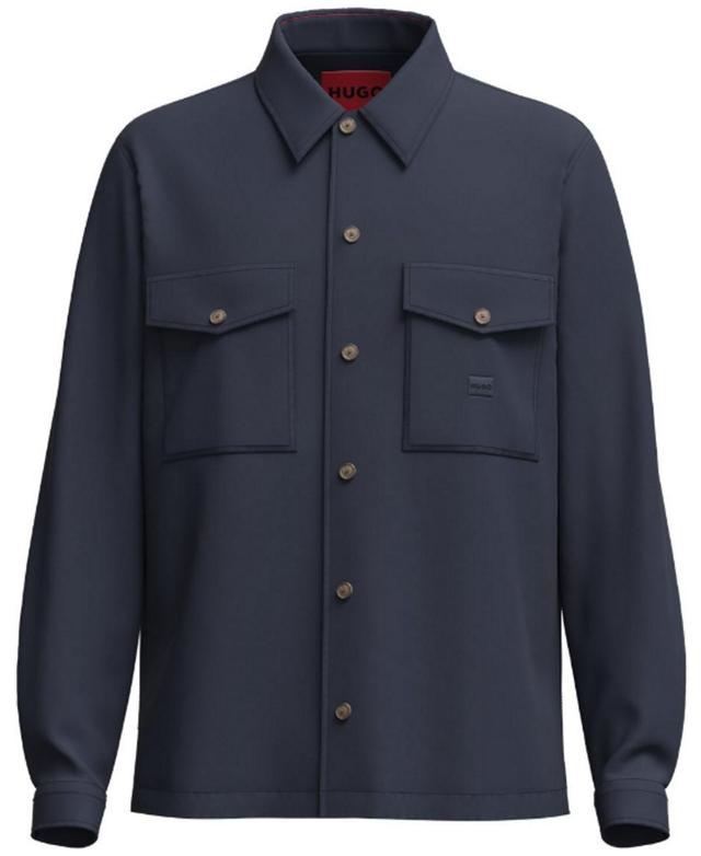 Hugo Enalu Oversized Cotton Overshirt Product Image