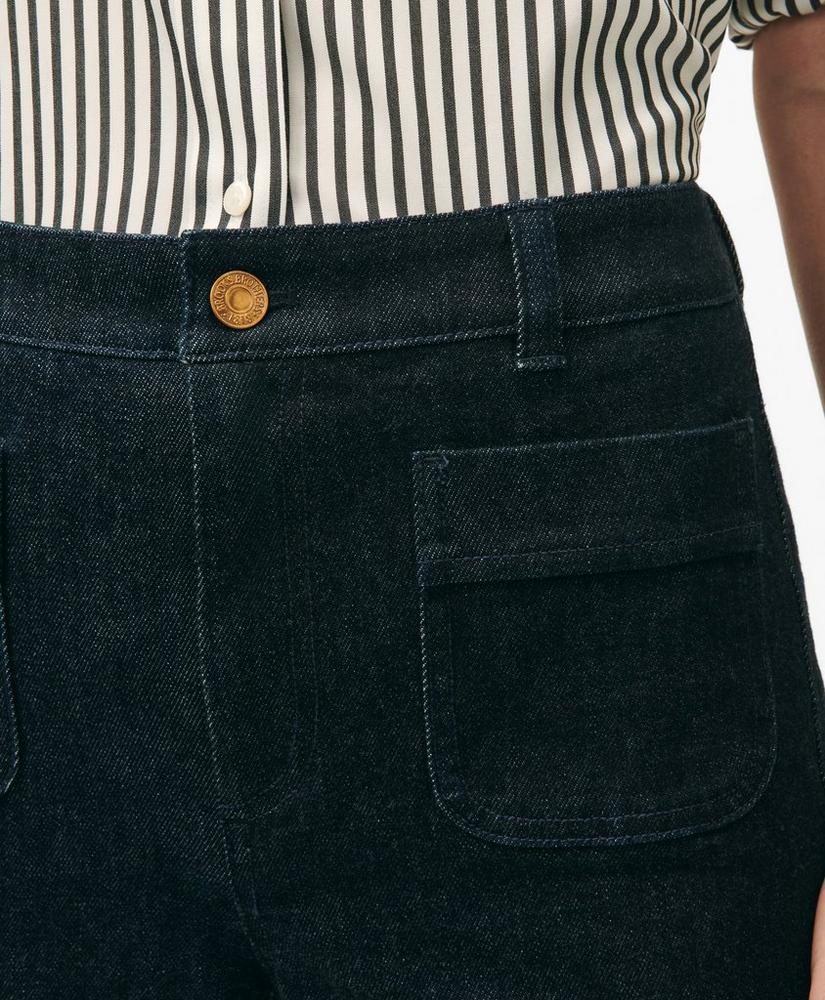 Patch Pocket Bootcut Jeans Product Image