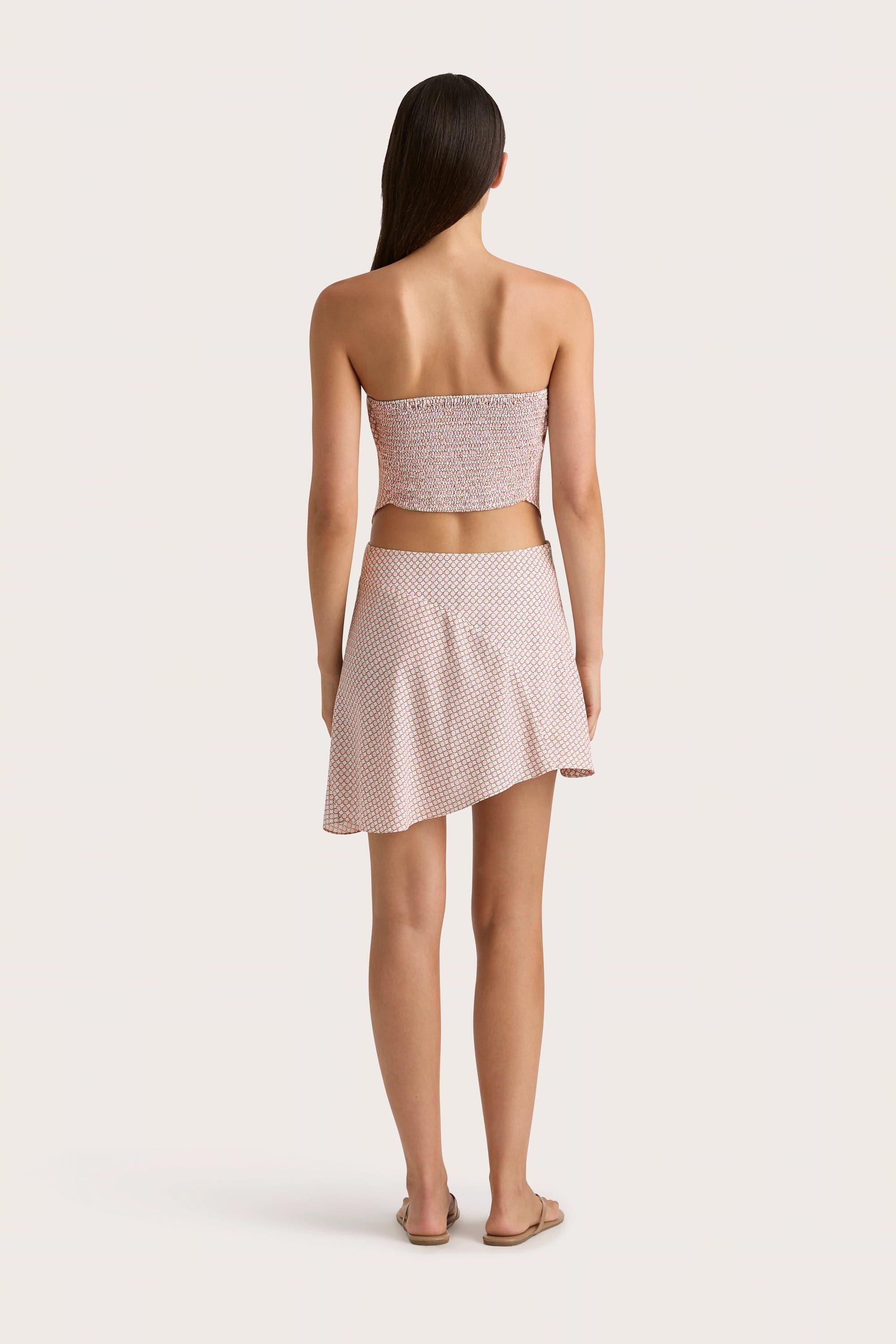 Emalee Mini Skirt Oliander Blush Product Image