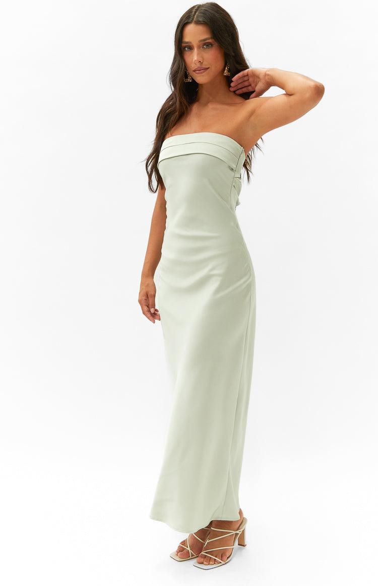 Maiah Sage Maxi Dress Product Image