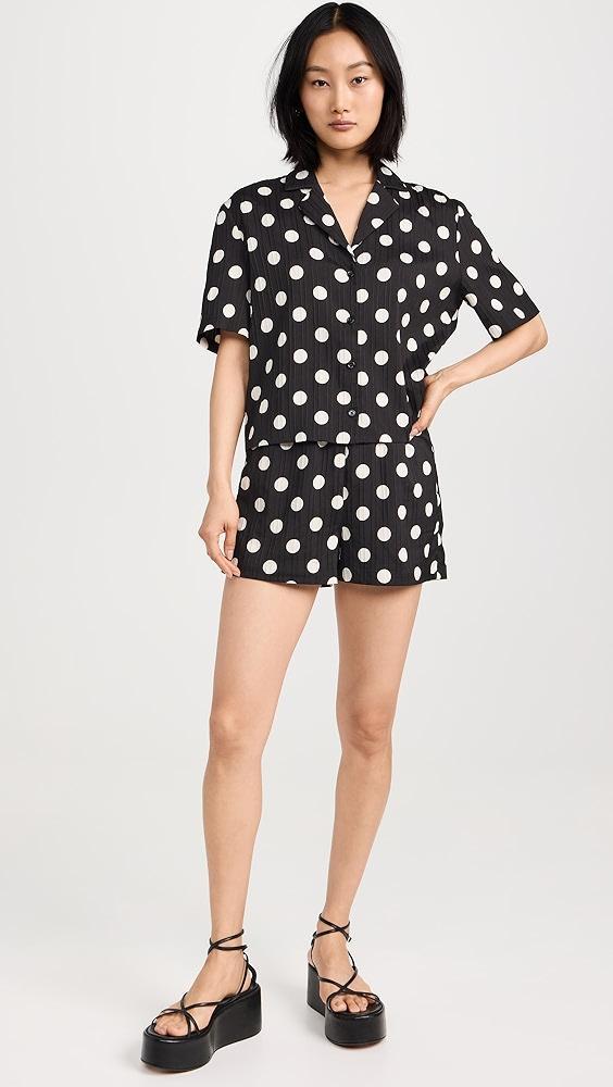 English Factory Textured Dots Shorts | Shopbop Product Image