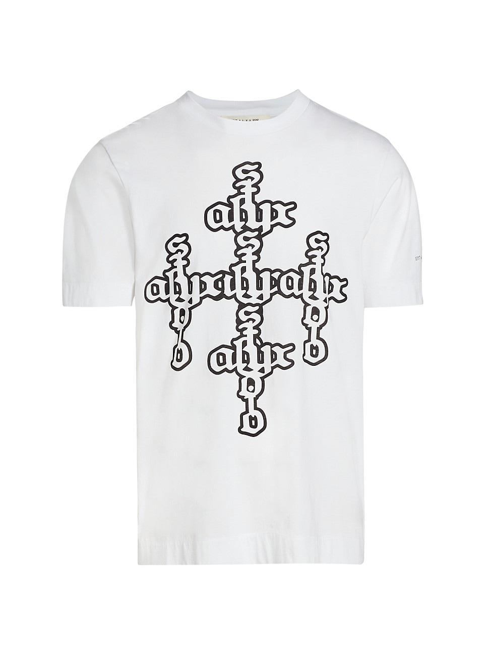 Mens Cross Logo Crewneck T-Shirt Product Image