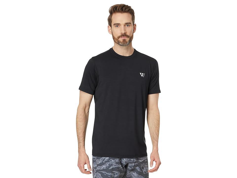 VISSLA Twisted Eco Short Sleeve Lycra Rashguard Men's Swimwear Product Image