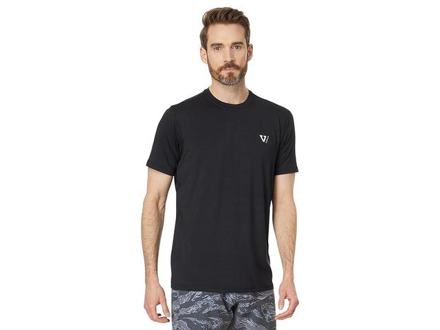 VISSLA Twisted Eco Short Sleeve Lycra Rashguard Men's Swimwear Product Image