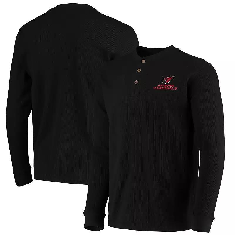 Mens Dunbrooke Arizona Cardinals Logo Maverick Thermal Henley Long Sleeve T-Shirt Product Image