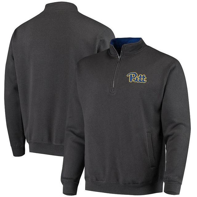 Mens Colosseum Charcoal Pitt Panthers Tortugas Logo Quarter-Zip Jacket Product Image