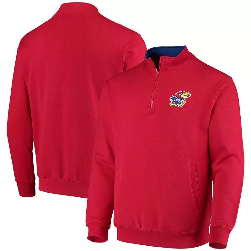 Mens Red Kansas Jayhawks Tortugas Logo Quarter-Zip Jacket Product Image