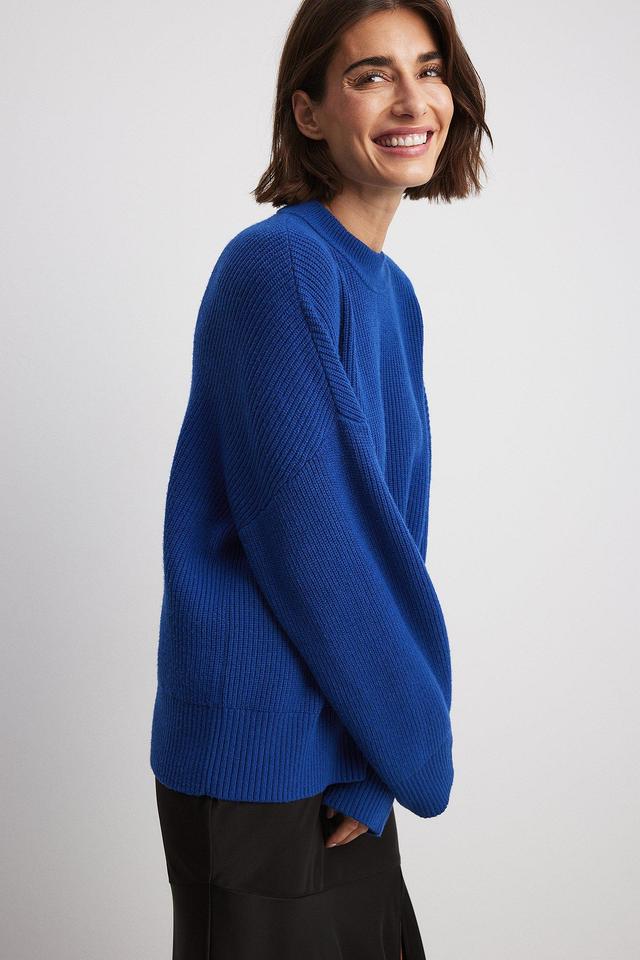 Round Neck Knitted Sweater Product Image