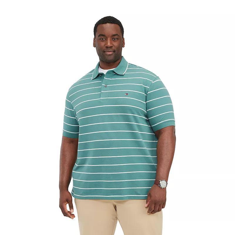 Big & Tall Tommy Hilfiger Bold Stripe Regular Fit Polo, Mens Product Image