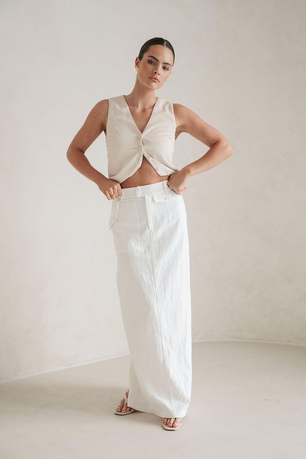 Mahli Skirt - White Product Image