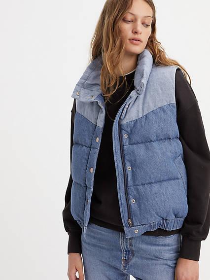 Levis Juno Western Puffer Vest - Womens Product Image