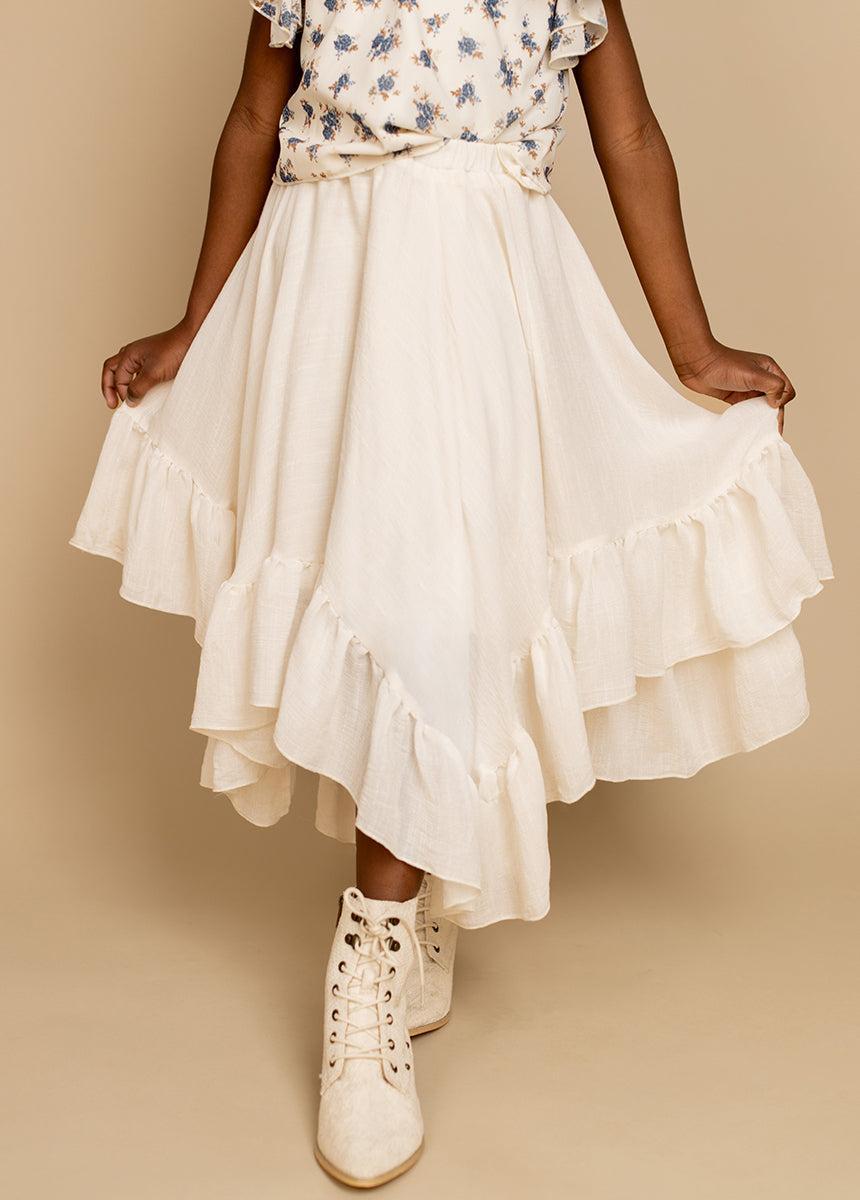 Poesie Skirt in Cream Product Image