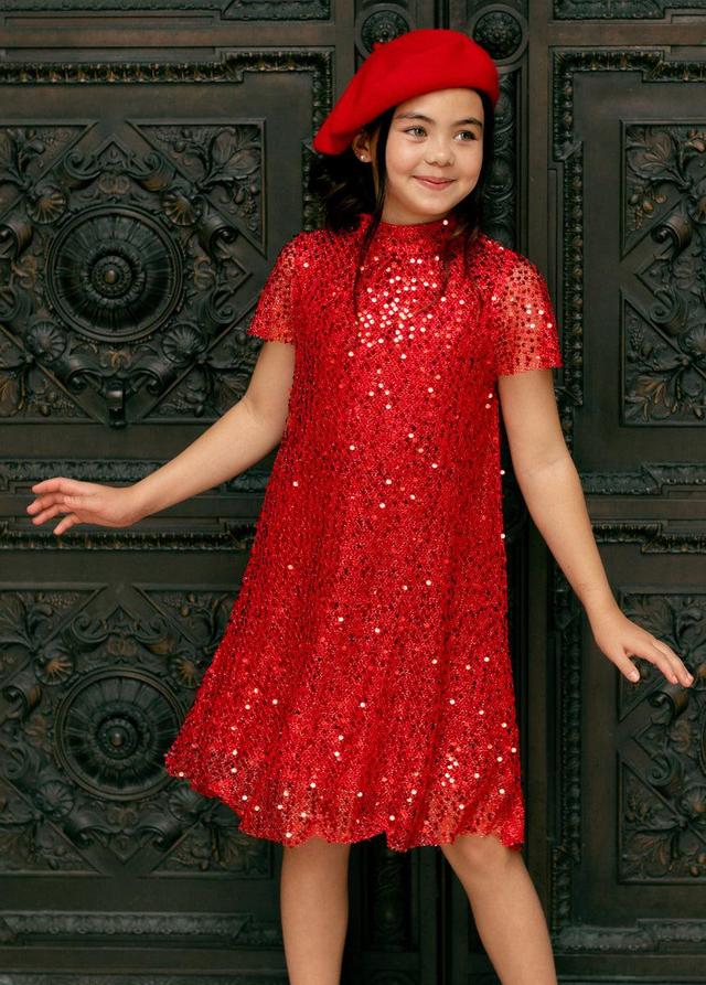 Ansel Dress in Red Product Image