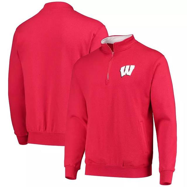 Mens Colosseum Wisconsin Badgers Tortugas Logo Quarter-Zip Jacket Product Image