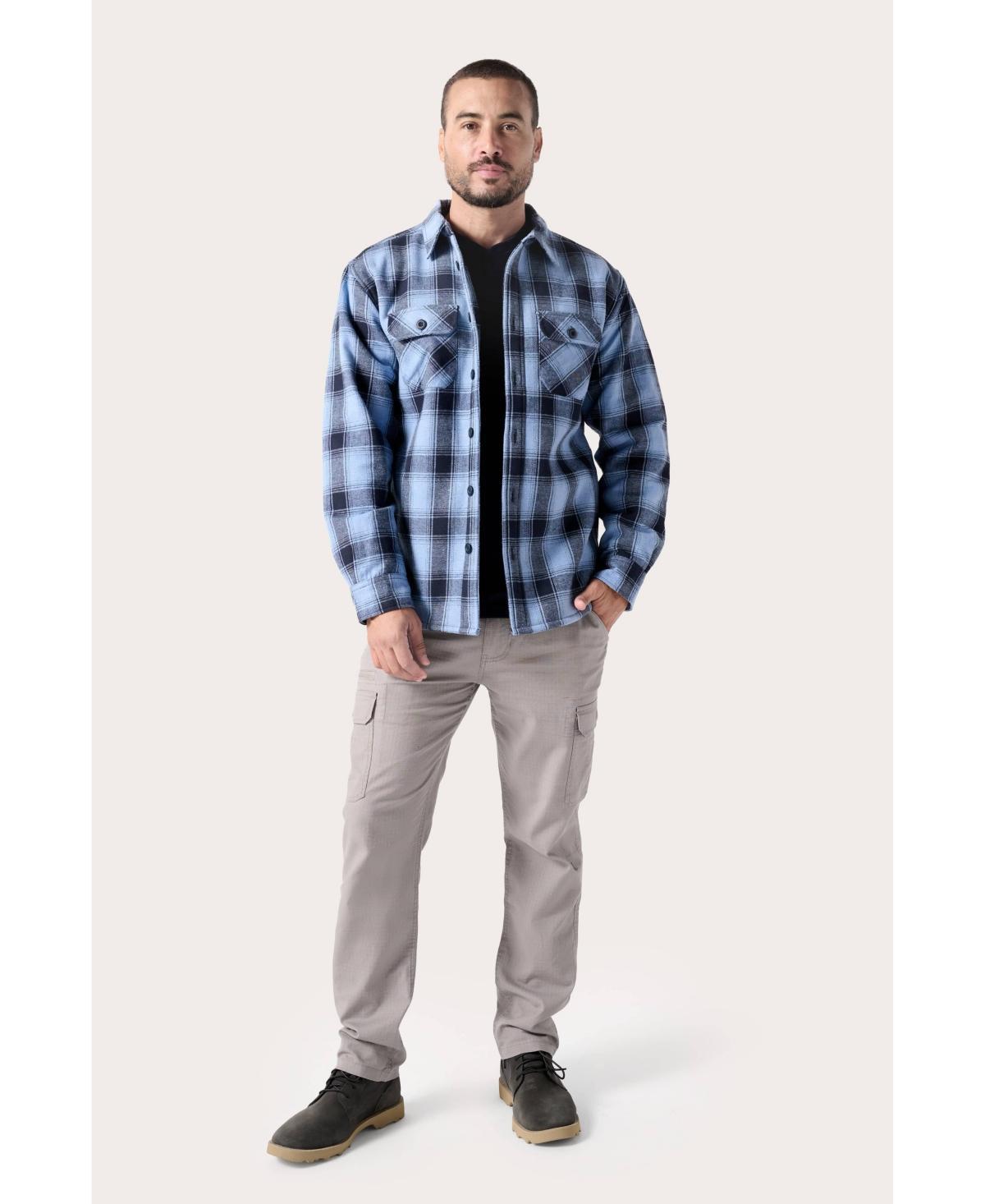 Expedition Sherpa Fleece Lined Mens Flannel Jacket Product Image