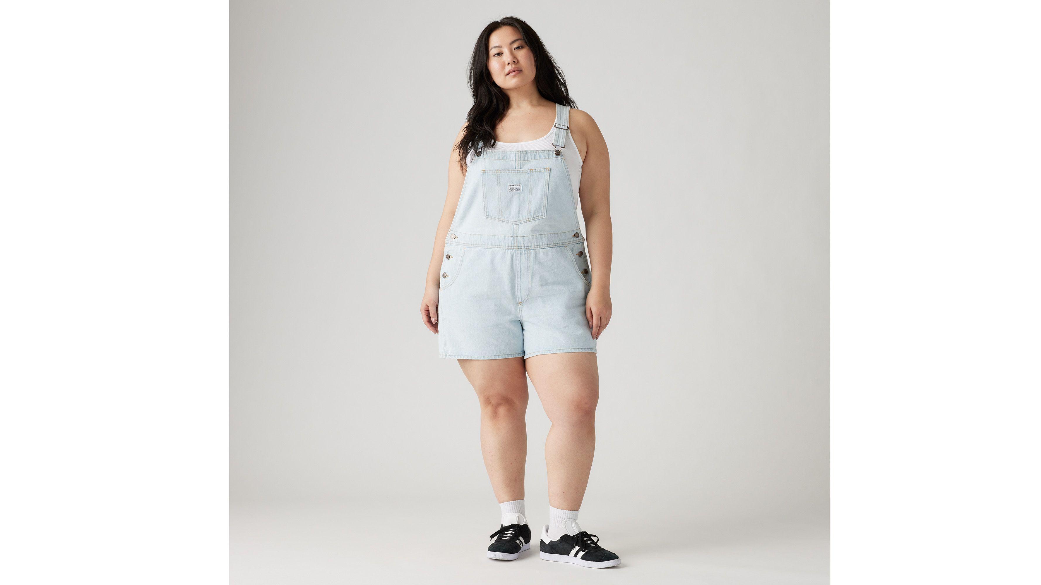 Levis Vintage Womens Shortalls (Plus Product Image