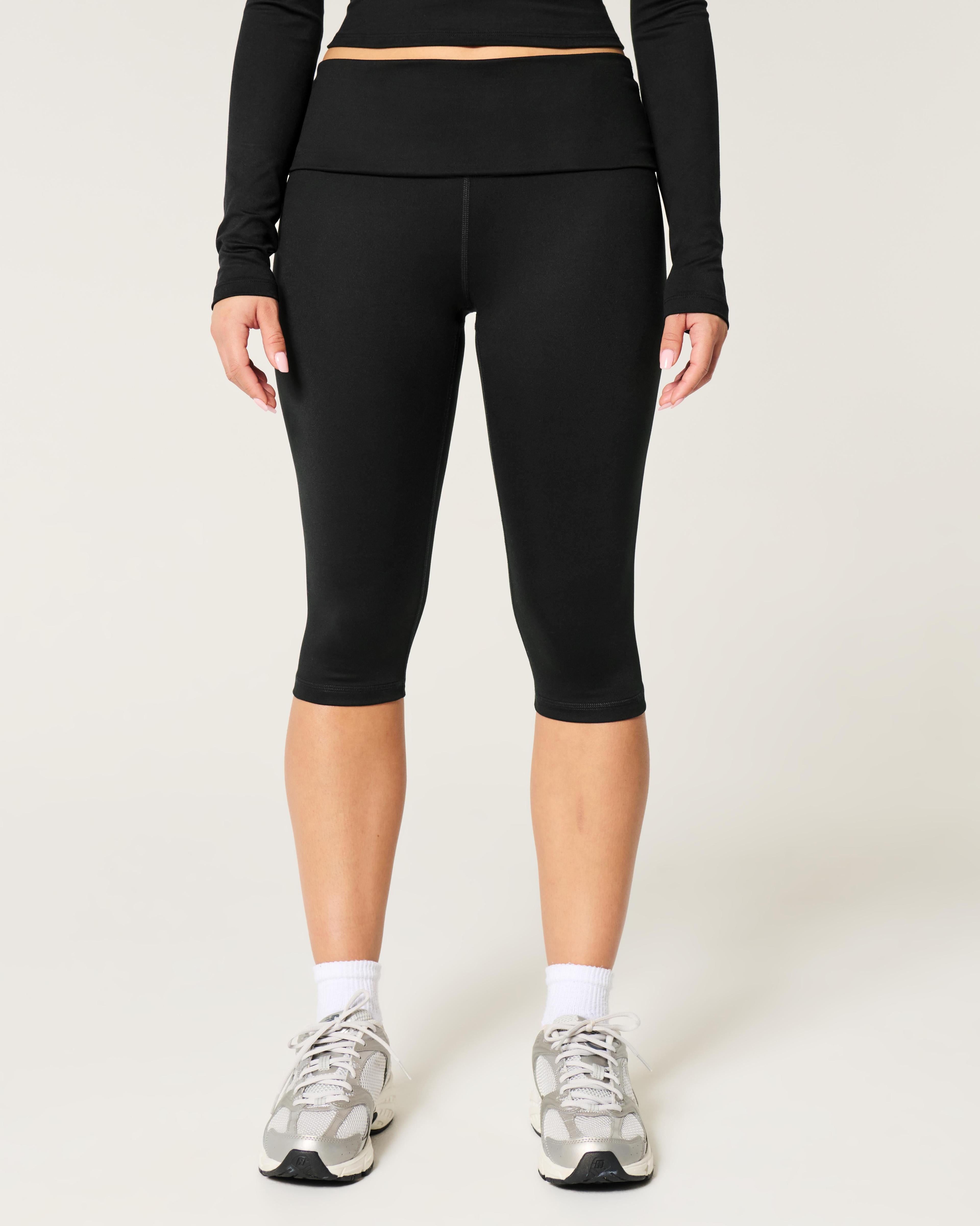 Gilly Hicks Active Recharge Foldover Waist Capri Pants Product Image