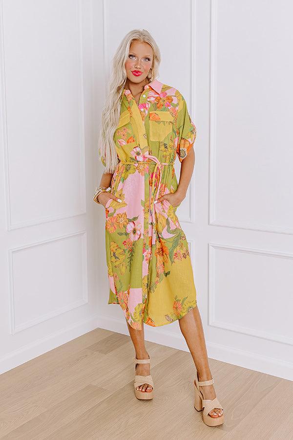 Sunny Day Stroll Floral Midi Product Image