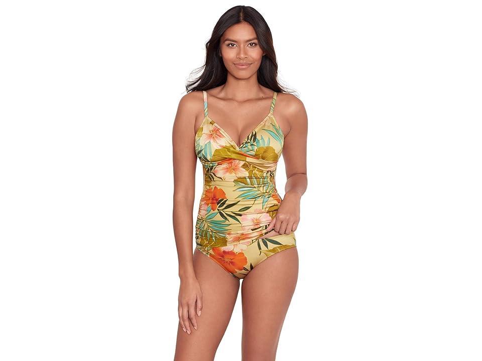 Lauren Ralph Lauren Womens Printed Surplice Tankini Top Product Image