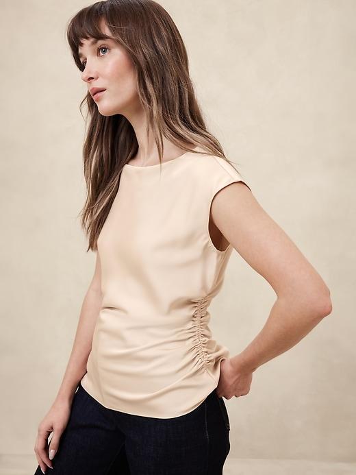 Side-Shirred Blouse Product Image