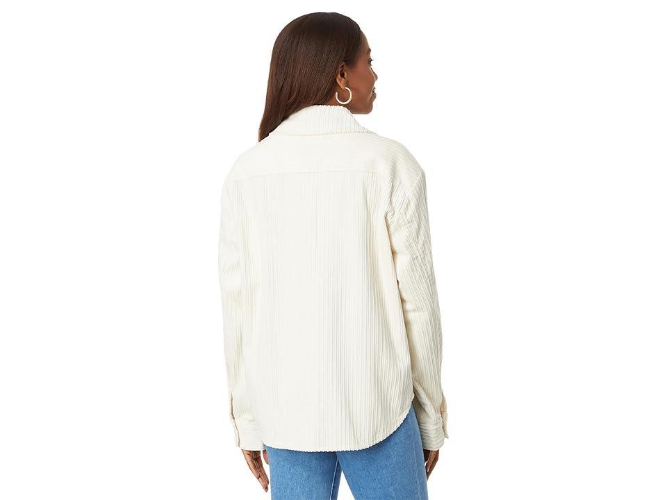 Paige Harlee Shacket (Ivory) Women's Clothing Product Image