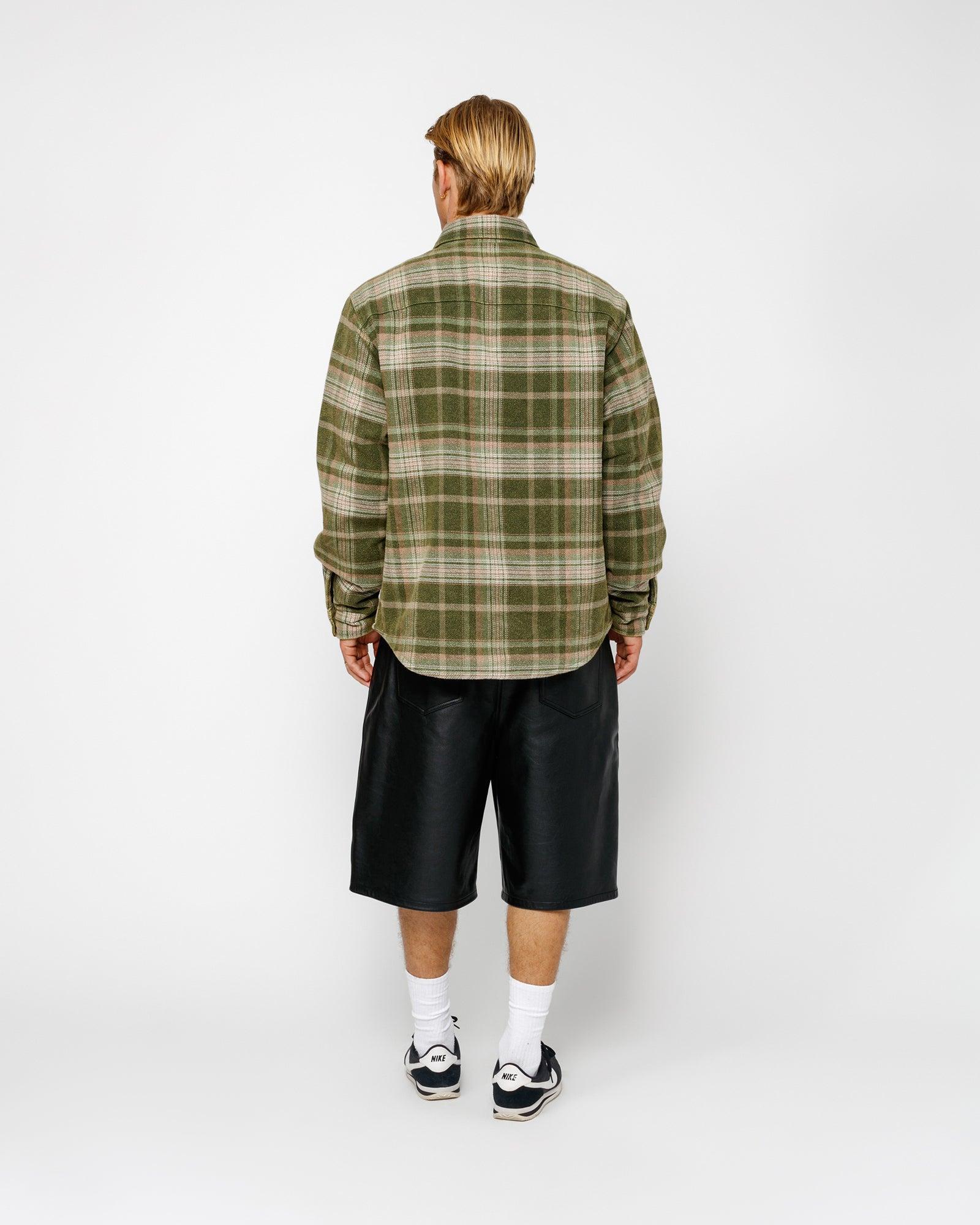 HEAVY WASHED PLAID SHIRT Male Product Image