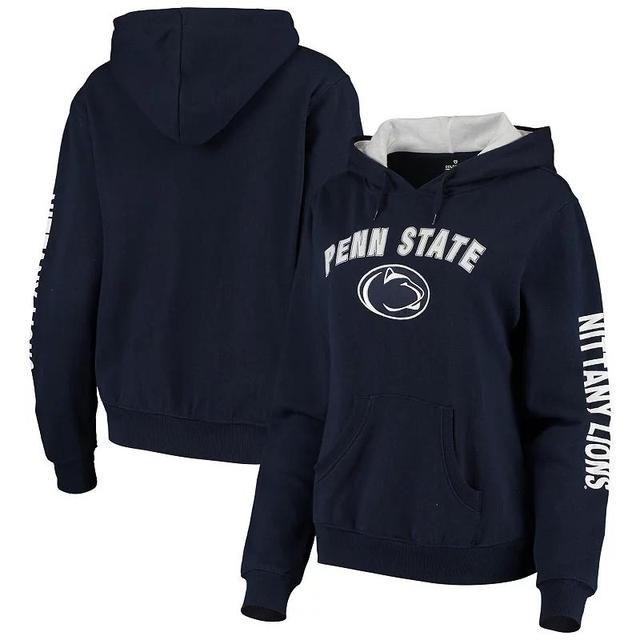 Womens Colosseum Penn State Nittany Lions Loud and Proud Pullover Hoodie Blue Product Image