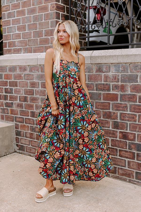 Secret Oasis Floral Maxi Dress Product Image