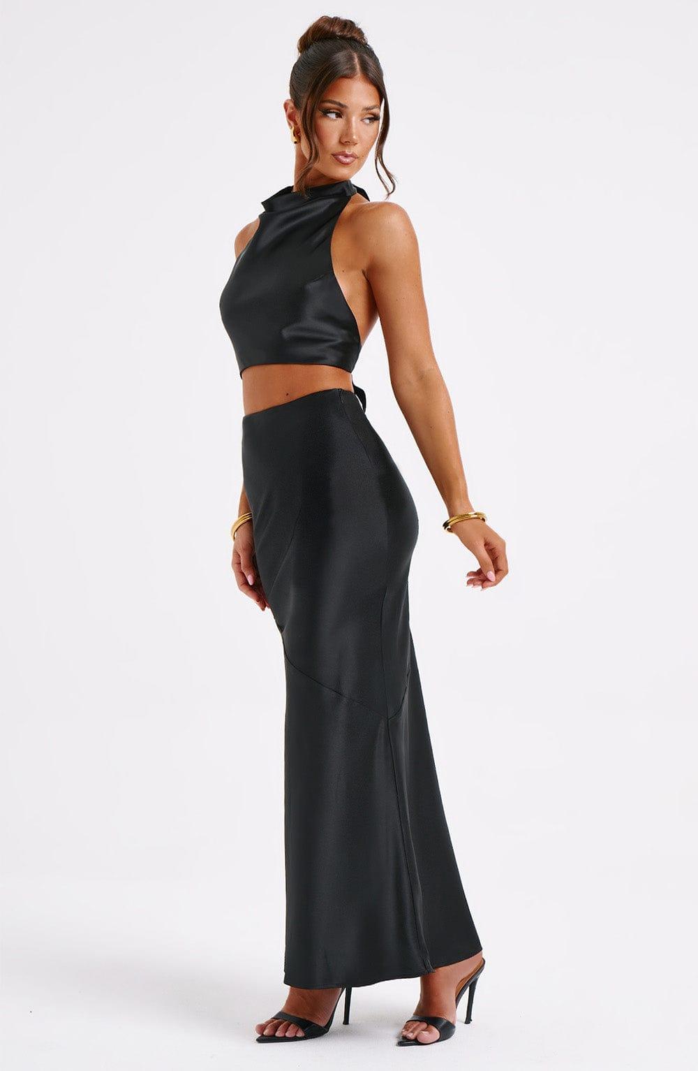 Zaylee Maxi Skirt - Black Product Image