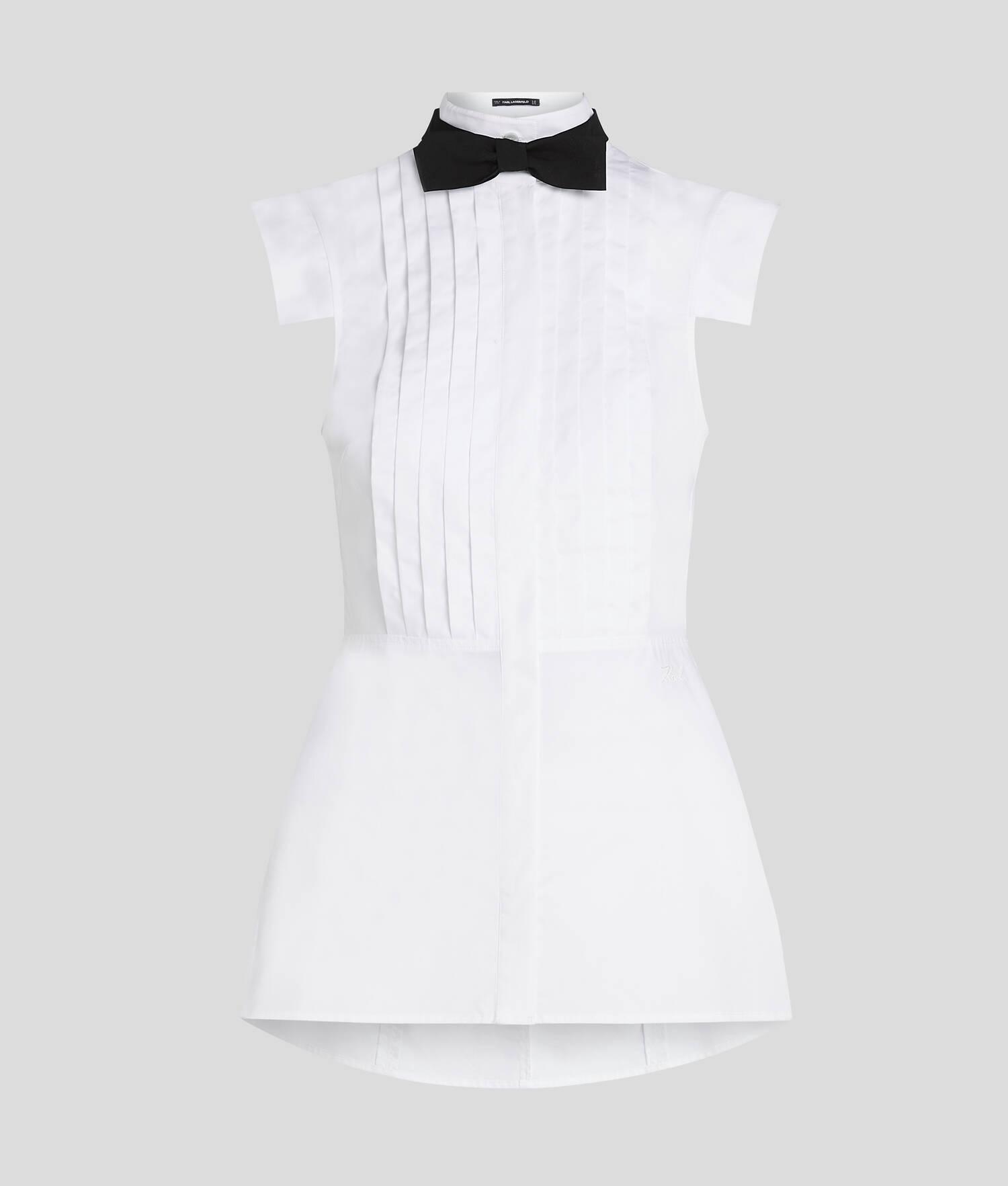 SLEEVELESS BOW TIE BLOUSE Product Image