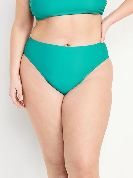 Extra High-Waisted French-Cut Bikini Swim Bottoms Product Image