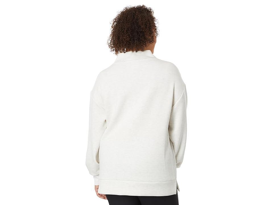 Varley Modena Longline Sweat (Ivory Marl) Women's Clothing Product Image