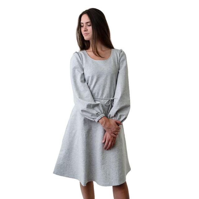 Hope & Henry Womens Fit and Flare Ponte Dress Product Image