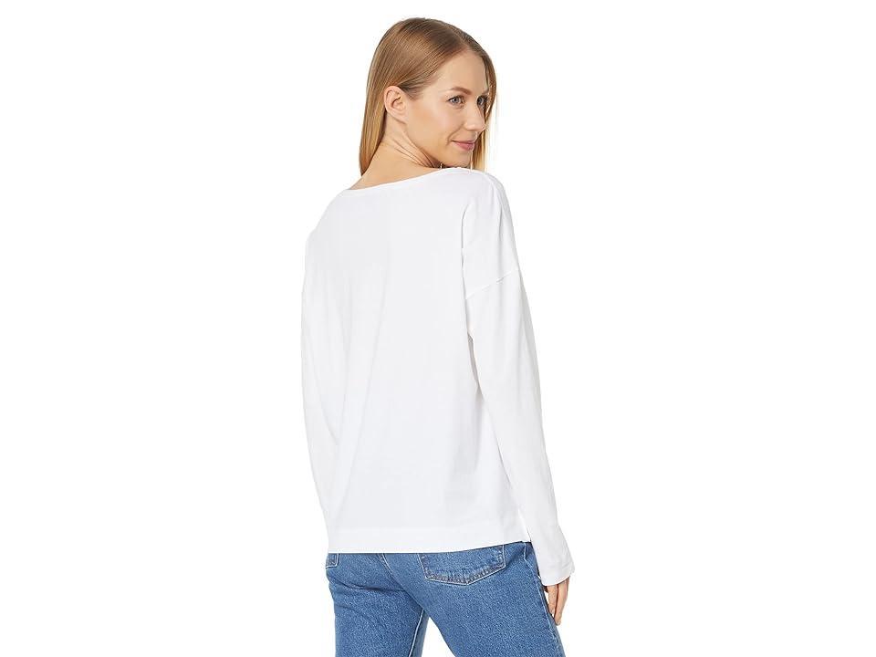 Lilla P Long Sleeve Drop Shoulder Boatneck Women's Clothing Product Image