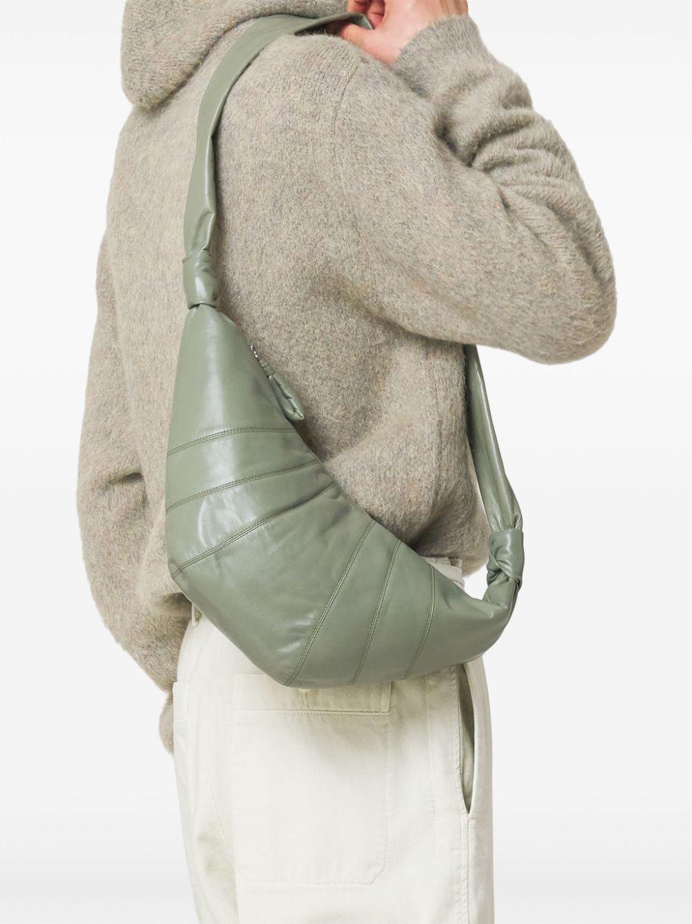 LEMAIRE Medium Croissant Bag In Green Product Image