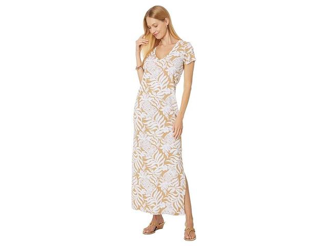 Lilly Pulitzer Etta Short Sleeve Maxi Dr (Bon Vivants) Women's Dress Product Image